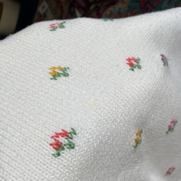 Vintage Susan Bristol Embroidered Knit Top. Size L - Picture 8 of 8